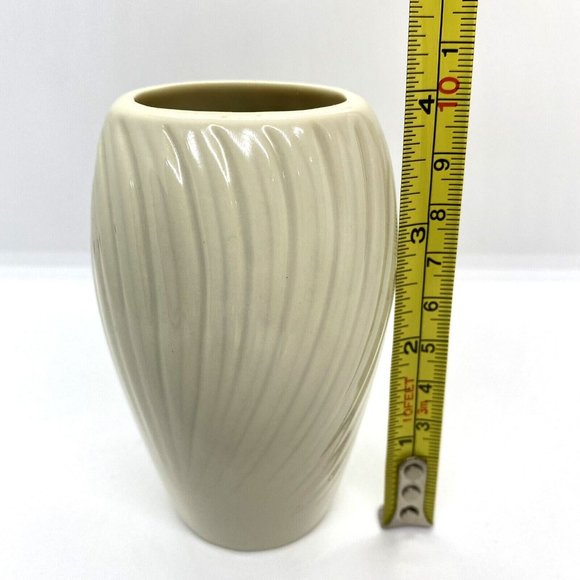 Vintage Lenox Small Mirage Collection Textured Wavy Lines Vase Taiwan 4" Tall - Picture 7 of 8